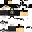 Minecraft skin texture, 64x64 pixels