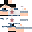 Minecraft skin texture, 64x64 pixels
