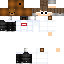 Minecraft skin texture, 64x64 pixels