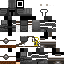 Minecraft skin texture, 64x64 pixels
