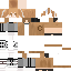 Minecraft skin texture, 64x64 pixels