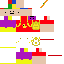 Minecraft skin texture, 64x64 pixels