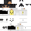 Minecraft skin texture, 64x64 pixels