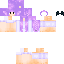 Minecraft skin texture, 64x64 pixels