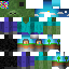 Minecraft skin texture, 64x64 pixels
