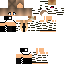 Minecraft skin texture, 64x64 pixels