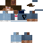 Minecraft skin texture, 64x64 pixels