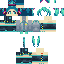 Minecraft skin texture, 64x64 pixels