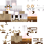 Minecraft skin texture, 64x64 pixels