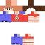 Minecraft skin texture, 64x64 pixels