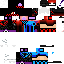 Minecraft skin texture, 64x64 pixels