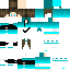 Minecraft skin texture, 64x64 pixels