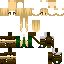 Minecraft skin texture, 64x64 pixels