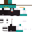 Minecraft skin texture, 64x64 pixels
