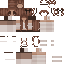 Minecraft skin texture, 64x64 pixels