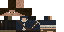 Minecraft skin texture, 64x32 legacy pixels