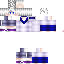 Minecraft skin texture, 64x64 pixels