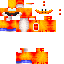 Minecraft skin texture, 64x64 pixels
