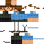 Minecraft skin texture, 64x64 pixels