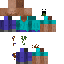 Minecraft skin texture, 64x64 pixels