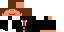 Minecraft skin texture, 64x32 legacy pixels