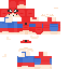 Minecraft skin texture, 64x64 pixels