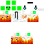 Minecraft skin texture, 64x64 pixels