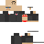 Minecraft skin texture, 64x64 pixels