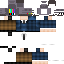 Minecraft skin texture, 64x64 pixels