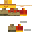 Minecraft skin texture, 64x64 pixels