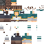 Minecraft skin texture, 64x64 pixels