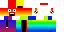 Minecraft skin texture, 64x32 legacy pixels