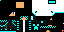 Minecraft skin texture, 64x32 legacy pixels