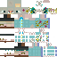 Minecraft skin texture, 64x64 pixels