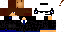 Minecraft skin texture, 64x32 legacy pixels