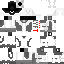 Minecraft skin texture, 64x64 pixels