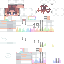 Minecraft skin texture, 64x64 pixels