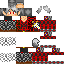 Minecraft skin texture, 64x64 pixels