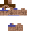 Minecraft skin texture, 64x64 pixels