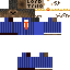 Minecraft skin texture, 64x64 pixels