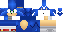 Minecraft skin texture, 64x32 legacy pixels