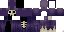 Minecraft skin texture, 64x32 legacy pixels