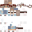 Minecraft skin texture, 64x64 pixels