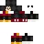 Minecraft skin texture, 64x64 pixels
