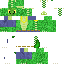 Minecraft skin texture, 64x64 pixels