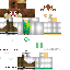 Minecraft skin texture, 64x64 pixels