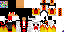 Minecraft skin texture, 64x32 legacy pixels