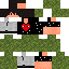 Minecraft skin texture, 64x64 pixels