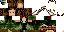 Minecraft skin texture, 64x32 legacy pixels