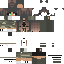 Minecraft skin texture, 64x64 pixels